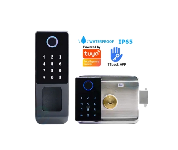 Khóa Vân Tay 2 Chiều Cửa Sắt Mở / Lùa Dùng App TTLock G05V
