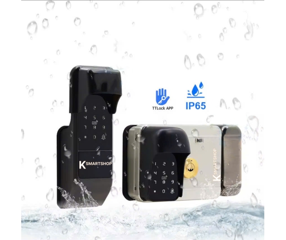 Khóa Vân Tay 2 Chiều Cửa Sắt Bằng Inox Dùng App TTLock VD08: